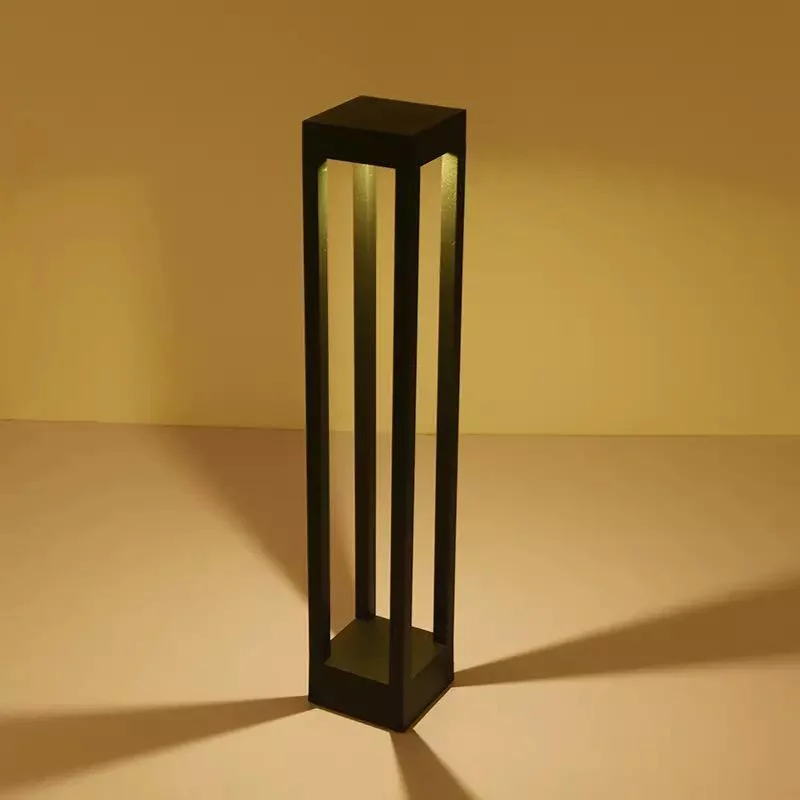 Rectangular tower led bollard light