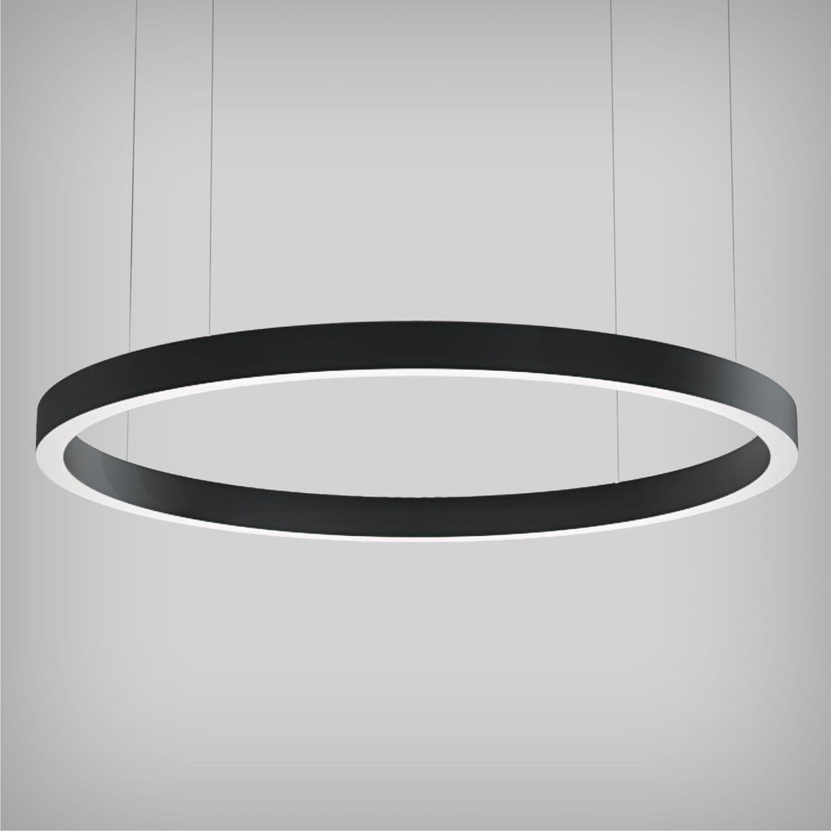 LED Circular Linear Hanging Light – Modern Ring Design (Custom RFT)