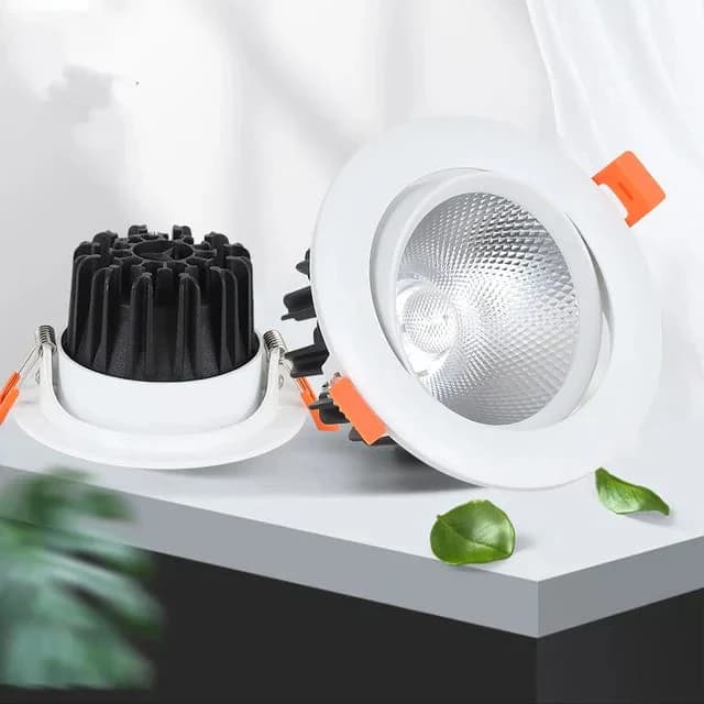Recessed COB LED Downlight 12W – Energy Efficient Aluminum Ceiling Light