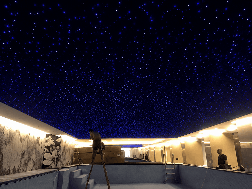 Star Fiber Optic Lighting & Pool Lighting Installation in Gulberg Greens Islamabad