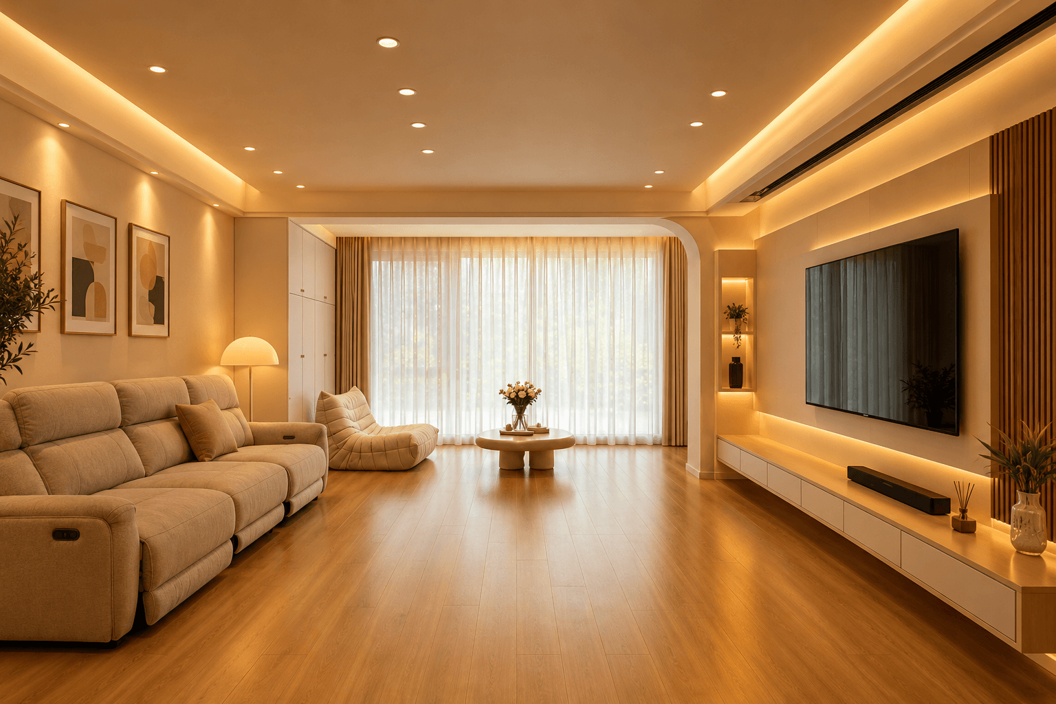 6W Slim LED Downlight for Low False Ceilings: Cut-Out Size and Depth Needed