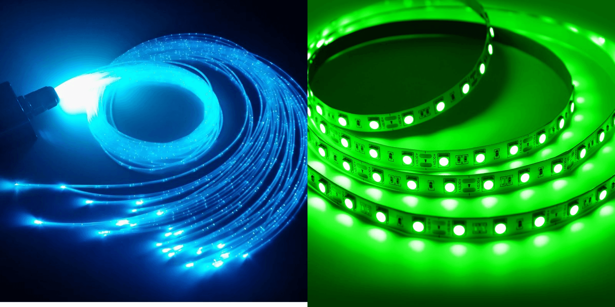 Fiber Optic Lighting vs LED Strip Lights: Key Differences